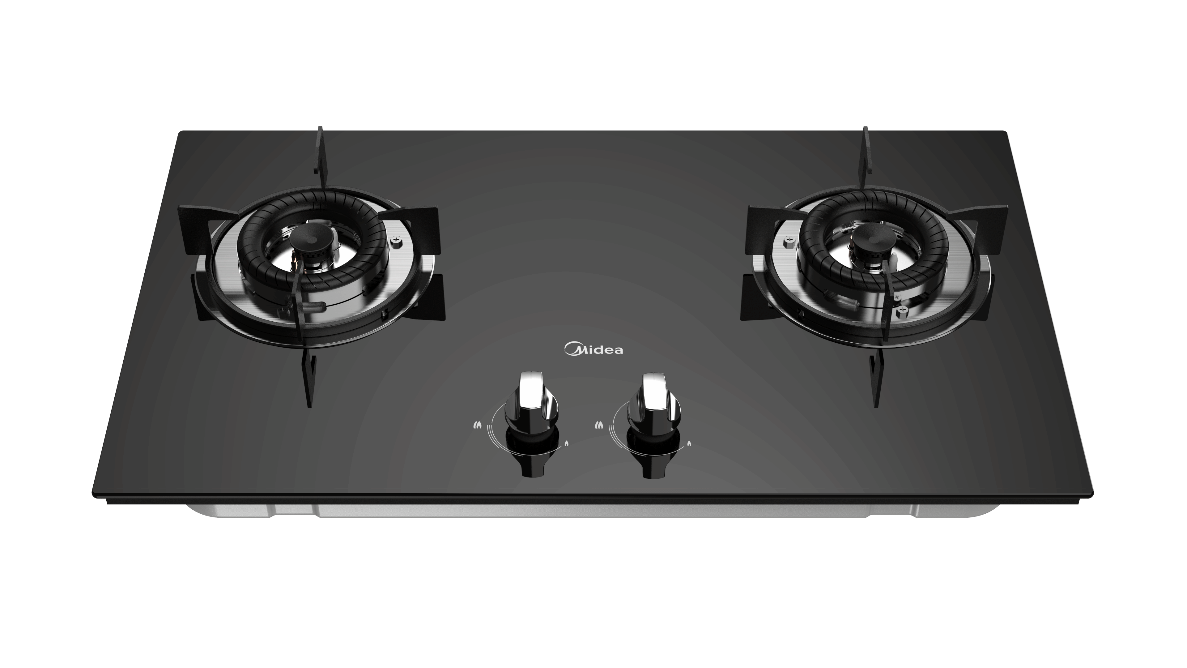 Midea Built-in Gas Hob with 2 Burners 5.2kW [MGH-76Q60B] - Click Image to Close